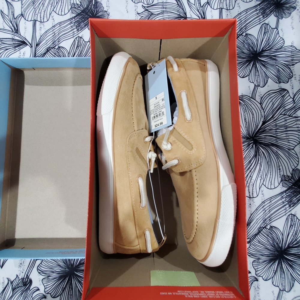 Cat & Jack Tan Boat Shoes for Boys